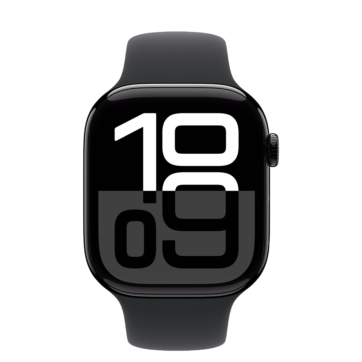 ساعة آبل واتش سيريس 10 - GPS + Cellular - مقاس 46 ملم - بهيكل من الألومنيوم بلون أسود مع سوار رياضي أسود مقاس M/L ساعة آبل واتش سيريس 10 - GPS + Cellular - مقاس 46 ملم - بهيكل من الألومنيوم بلون أسود مع سوار رياضي أسود مقاس M/L